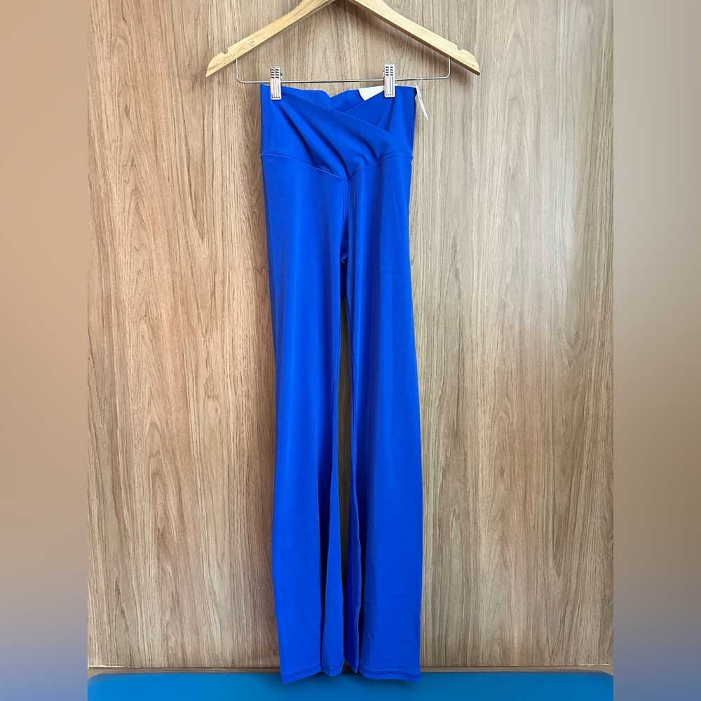Bright blue High rise flare aerie leggings